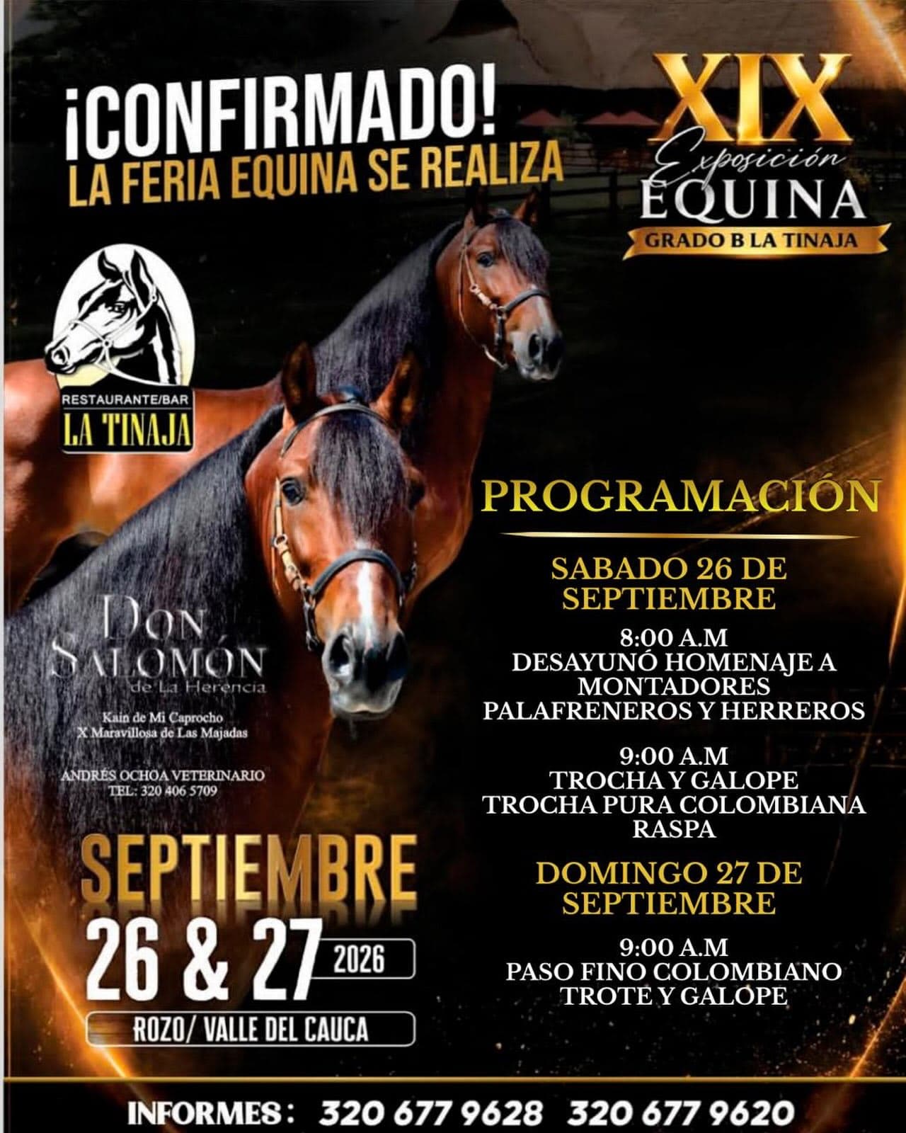 XIX Exposición Equina Grado B La Tinaja 2026